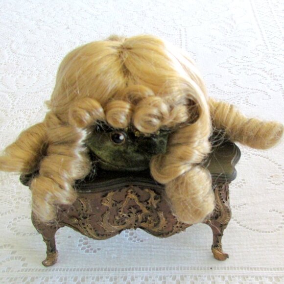 DOLL WIGS, 5 REPLACEMENT HAIR STYLES: GIBSON GIRL, RINGLETS, CURLS, BONNET, EUC - Picture 6 of 14